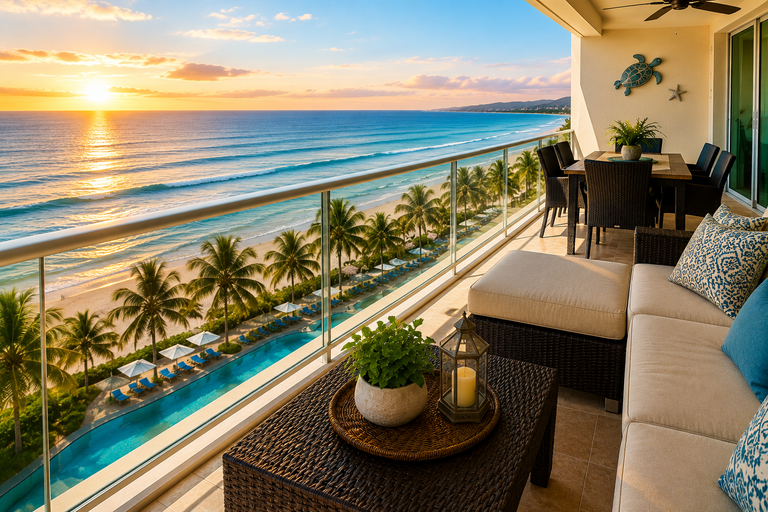 Mexico Off Season Deals Beachfront | Luxury Ocean Condo